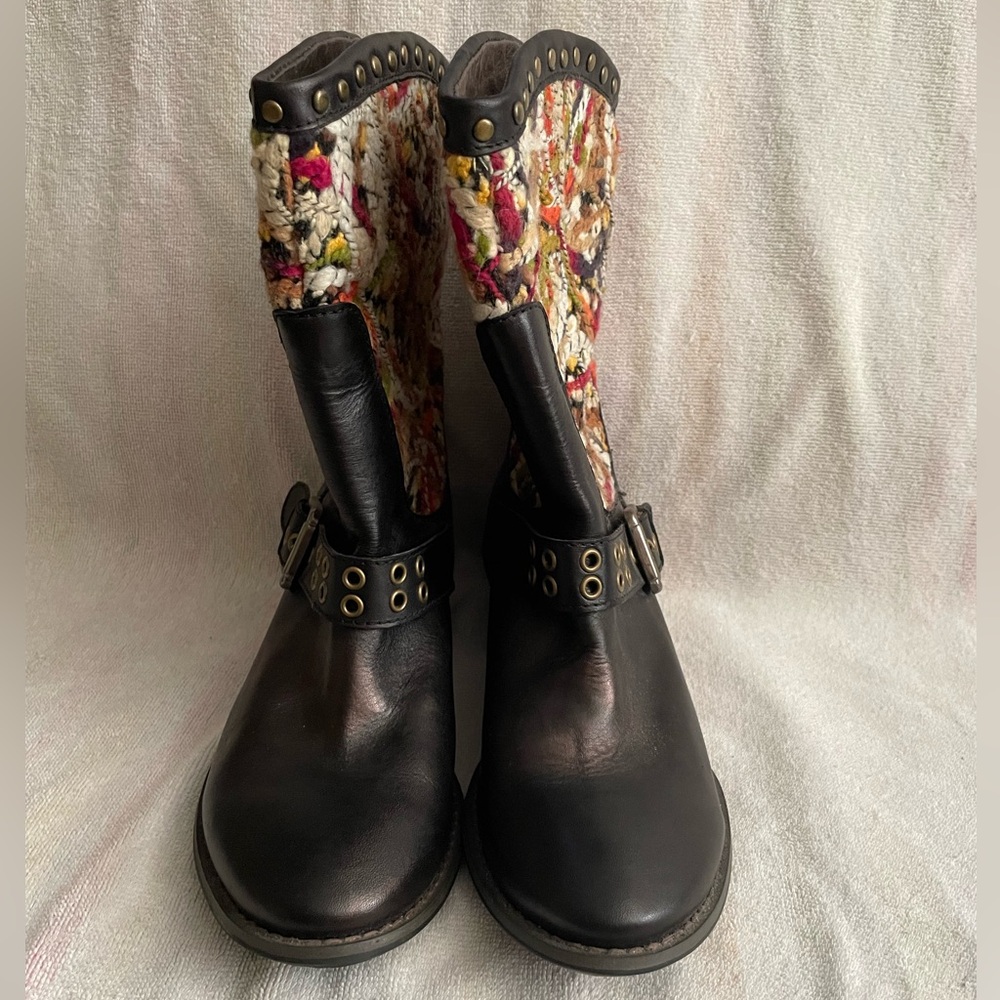 Women’s: Spring Step Woven Leather Boots (Size: 37 / 6.5 US) - Picture 5 of 6